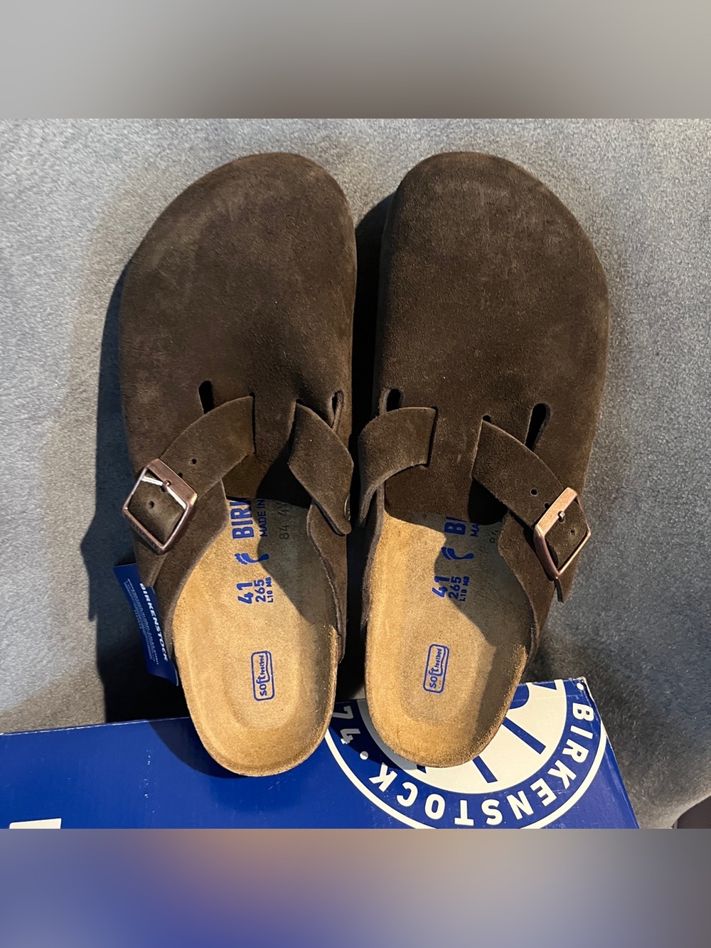 Birkenstock Boston Women’s Clogs Soft Footbed Mocca Size 10 US 41 EU